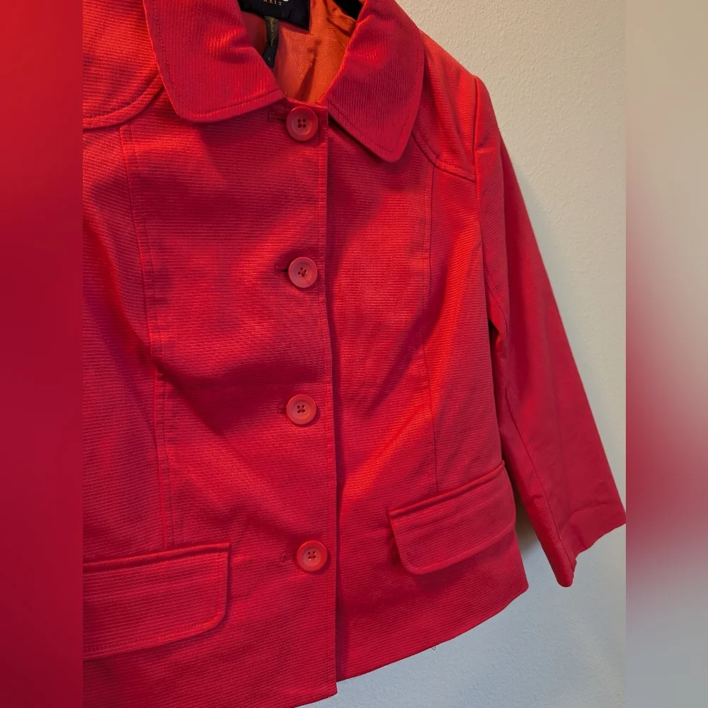 NWT BCBG Paris Coral Blazer Size 4 - Picture 2 of 5